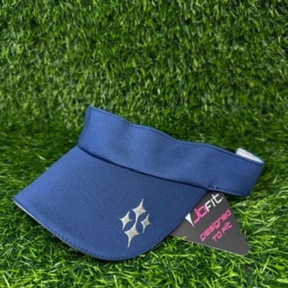 NWT Jofit Visor OSFA Navy Blue Athletic Golf Tennis Performance Adjustable